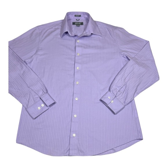 Kenneth Cole Reaction Other - Kenneth Cole Reaction Slim Fit Dress Shirt 15.5 34/35 Lavender Purple